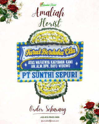 Papan Bunga Duka di Cempaka Putih Timur